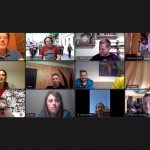 ... und bespricht per ZOOM.